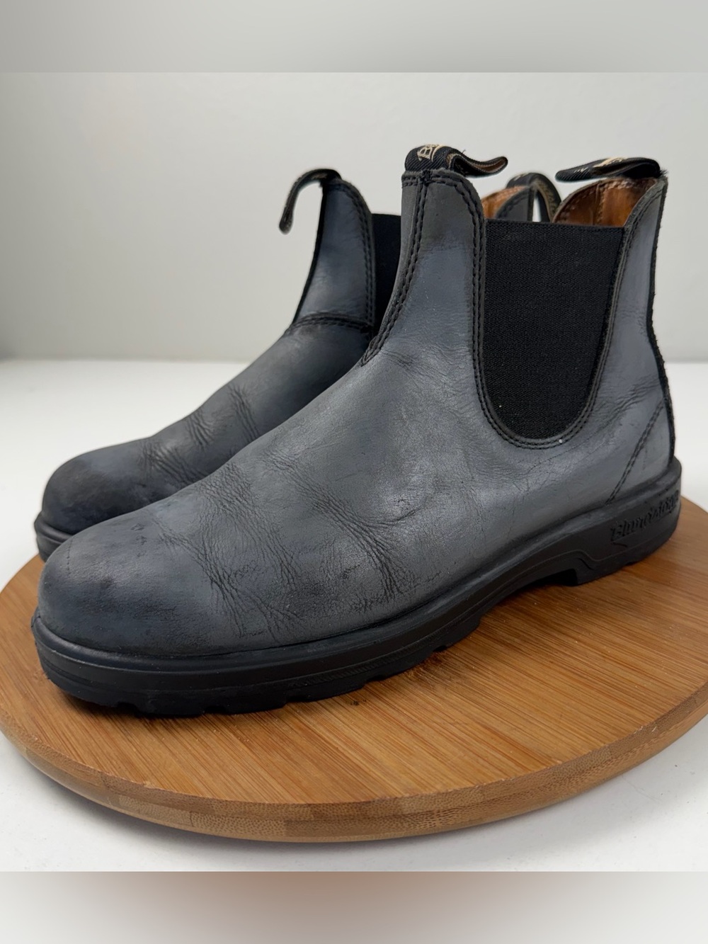 Blundstone Men's Black Leather Chukka Chelsea Boots - Picture 3 of 10